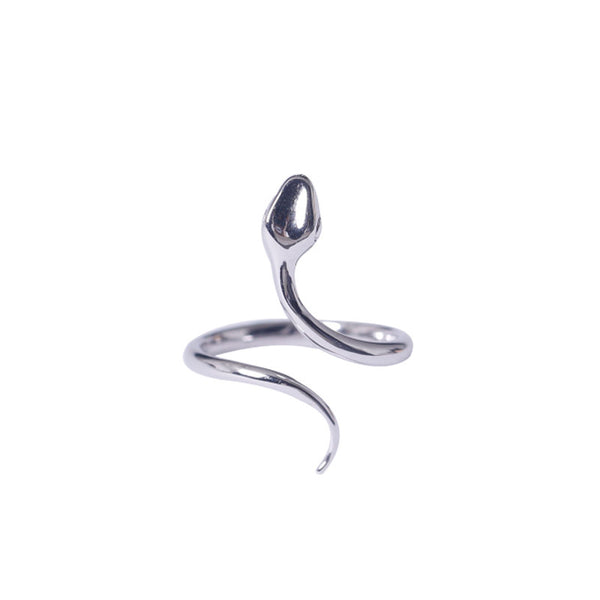 Flyleaf Tendance 100% Argent Sterling 925 Serpent Anneaux Pour Les Femmes Creative Design Madame De Mode Bijoux